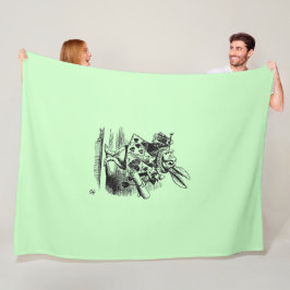 Alice im Wunderland – Alice in Wonderland pastel Fleecefilt