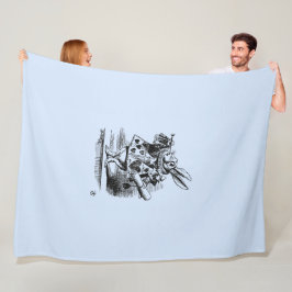 Alice im Wunderland – Alice in Wonderland pastel Fleecefilt