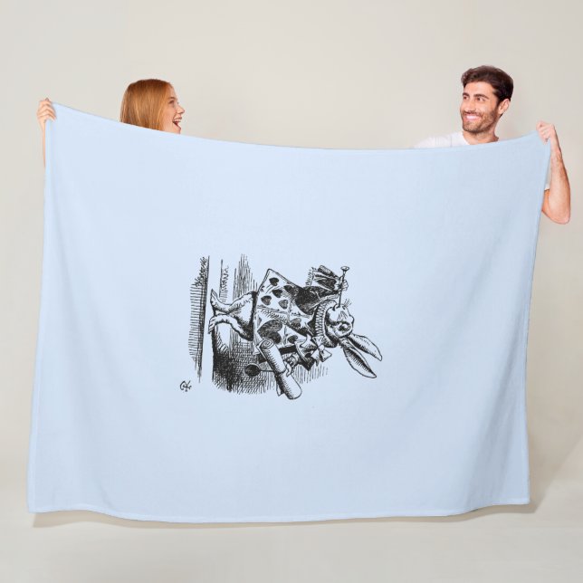 Alice im Wunderland – Alice in Wonderland pastel Fleecefilt (På plats)