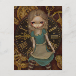 "Alice in Clockwork" vykort