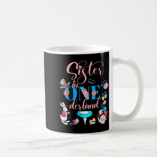 Alice In Onederland Family Sister Of The Birthday  Kaffemugg (Höger)