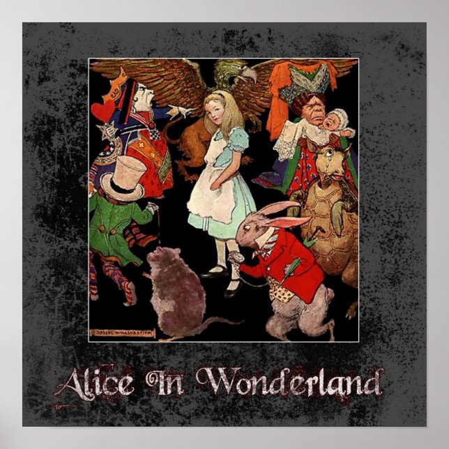 Alice In Wonderland 1 Poster (Framsidan)
