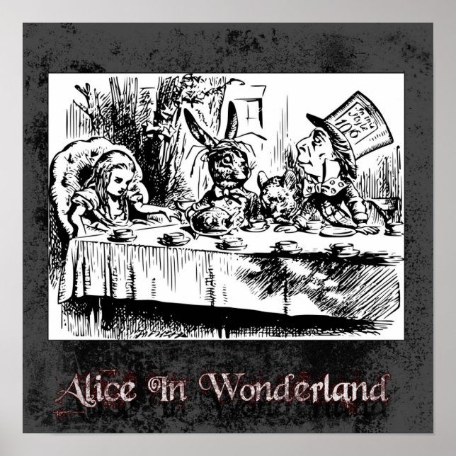 Alice In Wonderland 41 Poster (Framsidan)