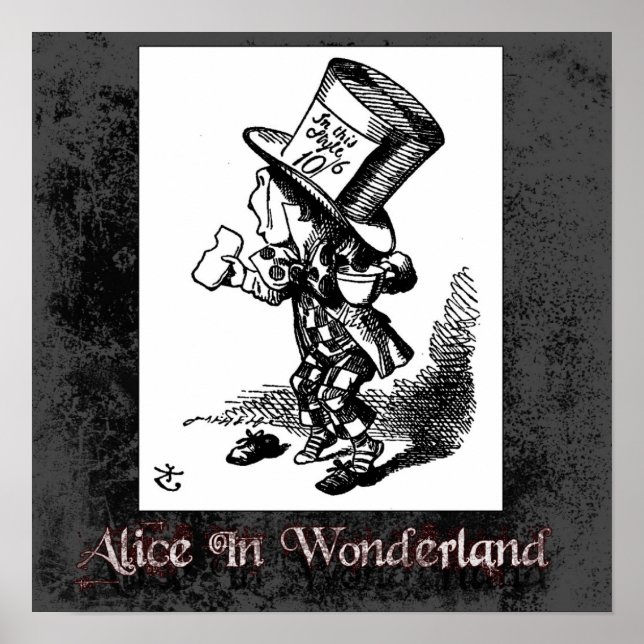 Alice In Wonderland 43 Poster (Framsidan)