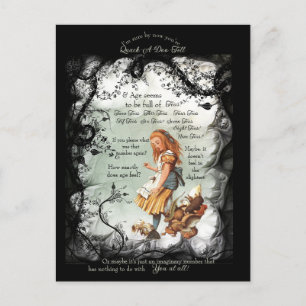 Alice in Wonderland Age Teas Walrus Vykort