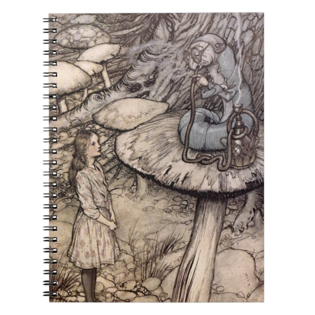 Alice In Wonderland Anteckningsbok (Framsidan)