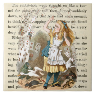 Alice in Wonderland Ceramic Tile Kakelplatta