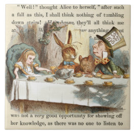 Alice in Wonderland Ceramic Tile Kakelplatta