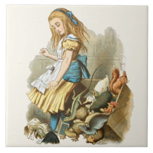 Alice in Wonderland Ceramic Tile Kakelplatta