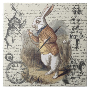Alice in Wonderland Ceramic Tile Kakelplatta
