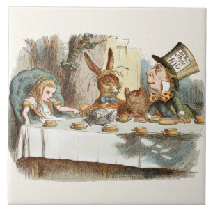 Alice in Wonderland Ceramic Tile Kakelplatta