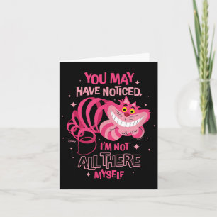 Alice in Wonderland - Cheshire Cat not all it m Kort