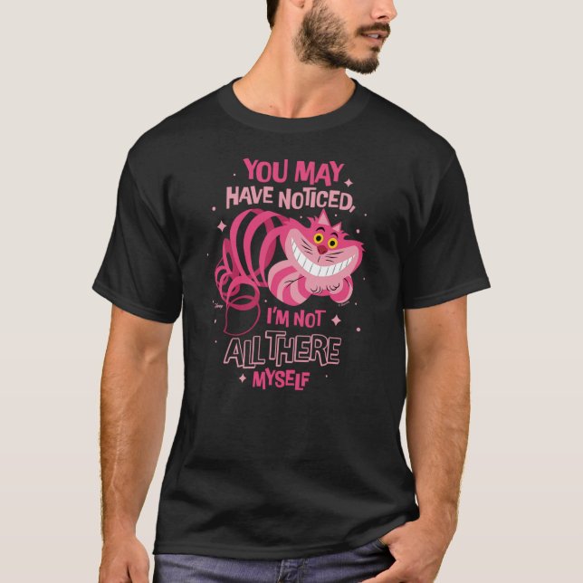 Alice in Wonderland - Cheshire Cat Not All There M T Shirt (Framsida)