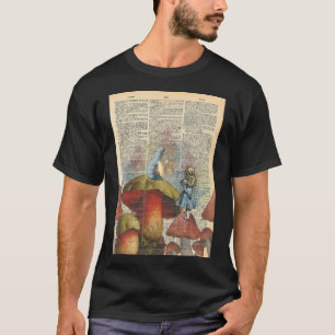 Alice in Wonderland - Hookah Smoking Caterpill T Shirt