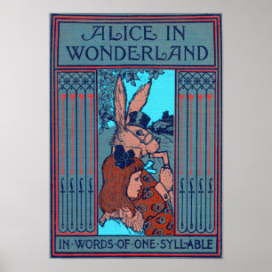 Alice in Wonderland 'in Ord of one Syllable' Poster