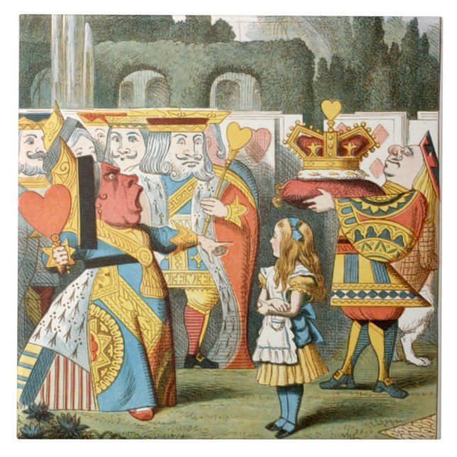 Alice In Wonderland  Kakelplatta (Framsidan)