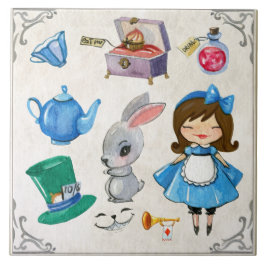 Alice In Wonderland Kakelplatta