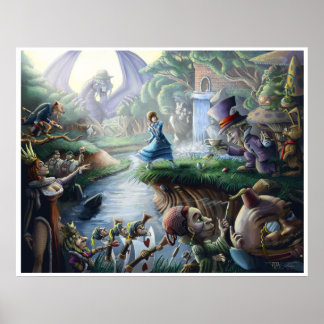 Alice in Wonderland : Kontrollerade kaos Poster