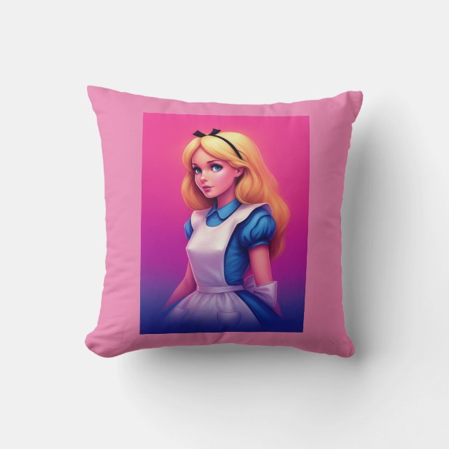 alice in wonderland  kudde (Framsida)