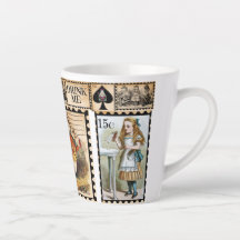 Alice in Wonderland Latte Mugg