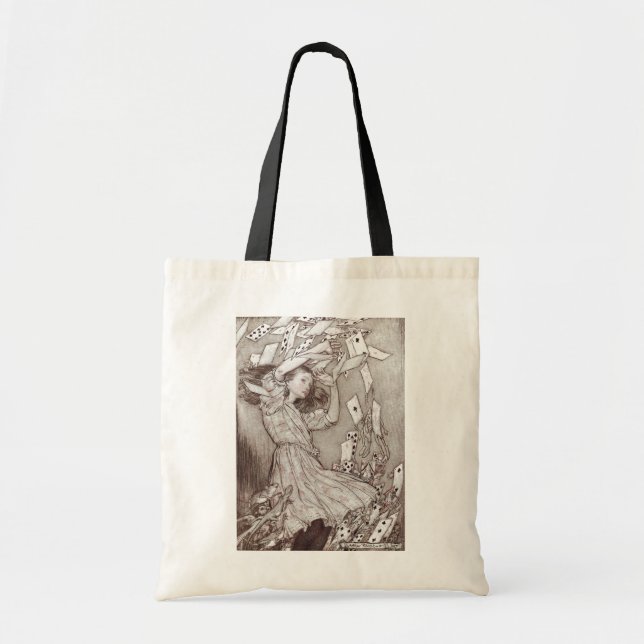 Alice in Wonderland Lewis Carroll Rackham Tygkasse (Framsidan)