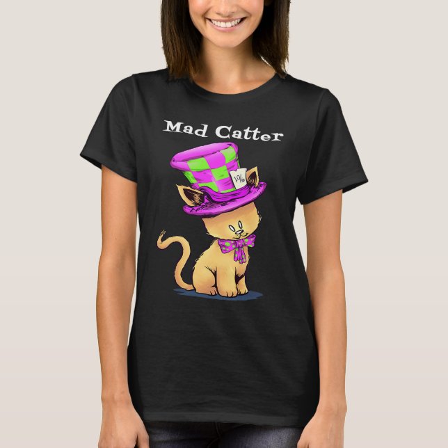 Alice in Wonderland Mad Hatter Ca T Shirt (Framsida)