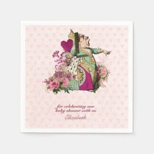 Alice in Wonderland Mad Hatters Tea Party Anpassni Pappersservett
