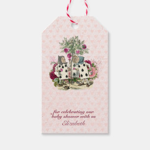 Alice in Wonderland Mad Hatters Tea Party Anpassni Presentetikett