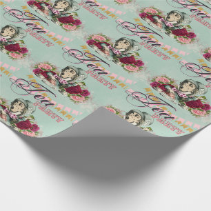 Alice in Wonderland Mad Hatters Tea Party Anpassni Presentpapper