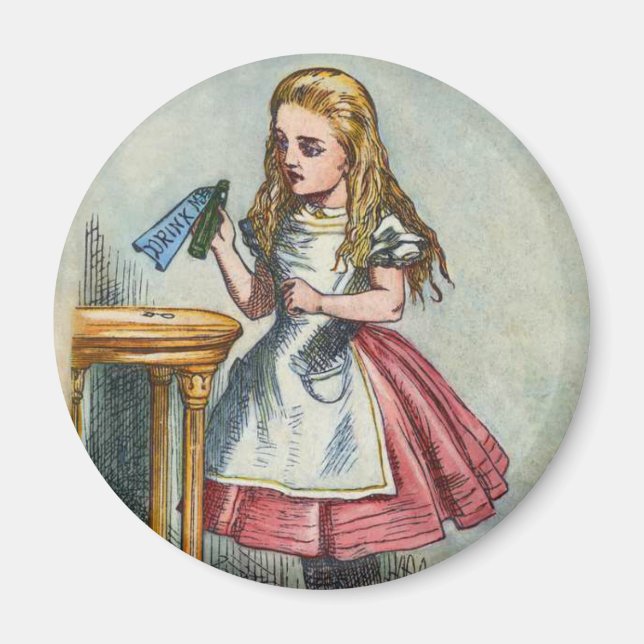 Alice In Wonderland Magnet (Framsidan)