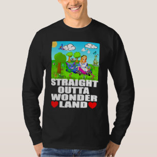 Alice in Wonderland Manar Women Kids Rak Outta T Shirt