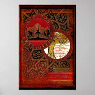 Alice in Wonderland med "Cheshire Cat" Poster