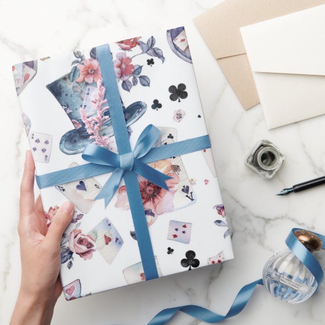 Alice in Wonderland Pattern Presentpapper (Gifting)