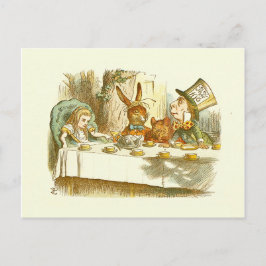 Alice in Wonderland Postcard (Mad Tea Party) Vykort