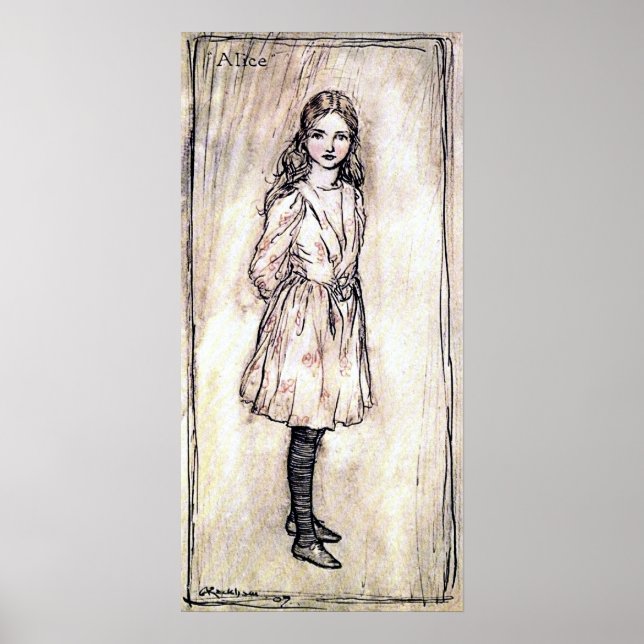 Alice In Wonderland Poster (Framsidan)