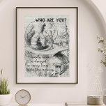 Alice In Wonderland Poster<br><div class="desc">Alice In Wonderland Poster - Fullt av charm och karaktär, denna vintage bild av Alice som talar med Absolem, katerpelaren, i Wonderland kommer att lägga till perfektens dekorativa beröring till ditt bostads- eller underhållningsområde. Varför inte lägga upp det i bibliotek för att öka ambitionen och vara till din favoritläsningsplats. En...</div>