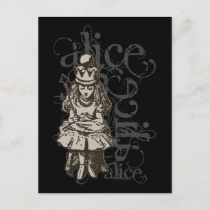 Alice in Wonderland Queen Alice Grunge (Single) Vykort