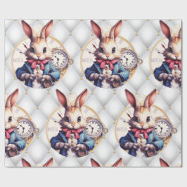Alice in Wonderland Rabbit Bröllop Theme Presentpapper