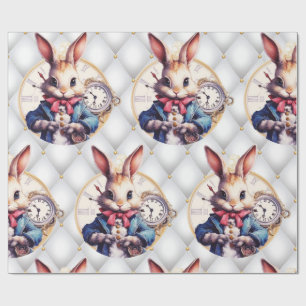 Alice in Wonderland Rabbit Bröllop Theme Presentpapper