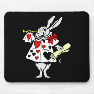 Alice in Wonderland Rabbit Påskhare Spelande Mu Musmatta