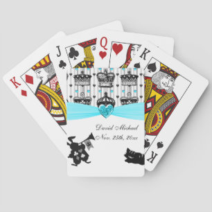 Alice in Wonderland Royal Krona Baby Shower Spelkort