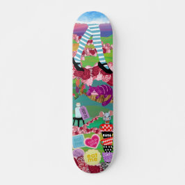 Alice in Wonderland Skateboard Wall Art