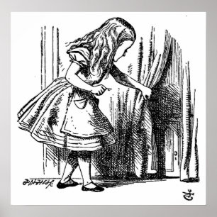 Alice in Wonderland Small Door to Wonderland Poster