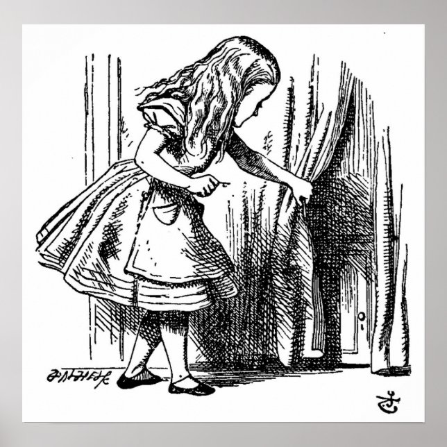 Alice in Wonderland  Small Door to Wonderland Poster (Framsidan)