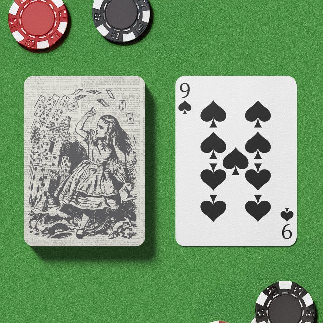 Alice In Wonderland Spel Kort (A wonderful and charming deck of cards. You'd never of thought a deck of cards could be so stylish.)
