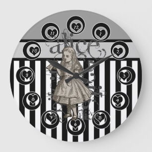 Alice In Wonderland Stor Klocka