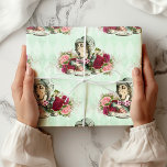 Alice in Wonderland Tea Time Wrapping Papper Presentpapper<br><div class="desc">De vackra inslagna  kommer att höja dina gåvor!</div>