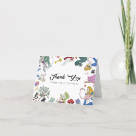 Alice In Wonderland Thank You Cards Tack Kort