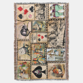 Alice in Wonderland Throw Filt
