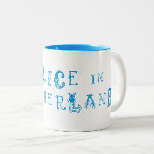Alice in Wonderland Two Tone Mugg